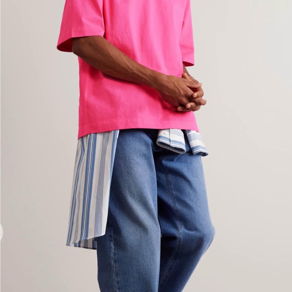 Acne Pink Short Sleeve Tee